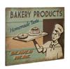 Metal skilt Bakery Products 40x30cm